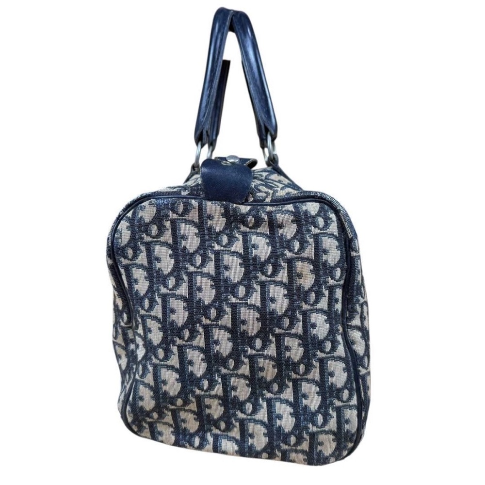 Dior Navy Monogram Travel Bag - Picture 4 of 11